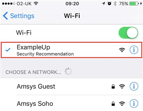 iphone wifi güvenlik önerisi